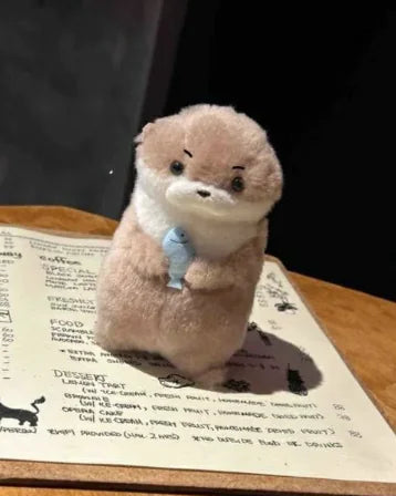 Cute Little Otter Stuffed Fish Doll