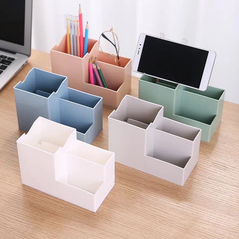 Multifunctional Pen Holder and Remote Storage Box
