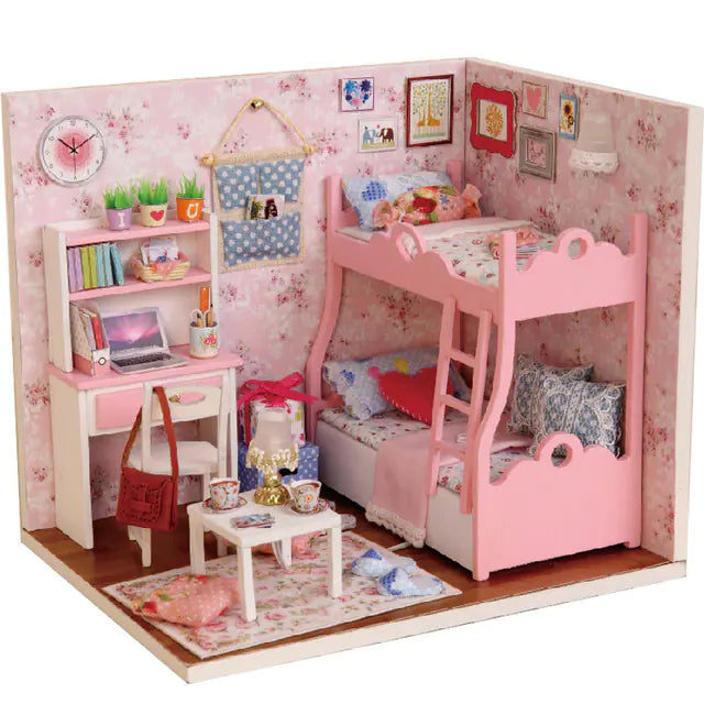 DIY Wooden House Puzzle Kit